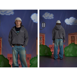 Худи Called a Garment Voyageur St Zip "Smoky Grey"