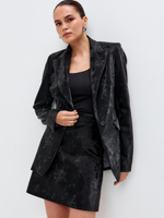 Юбка Пикси из экокожи в оттенке опал