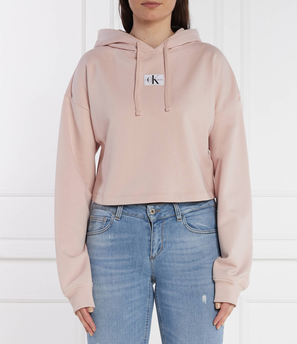 Худи CALVIN KLEIN JEANS - пудро-розовый(J20J223354)