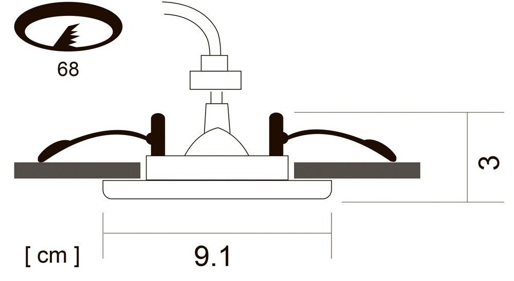 Точечный встраиваемый светильник Arte Lamp