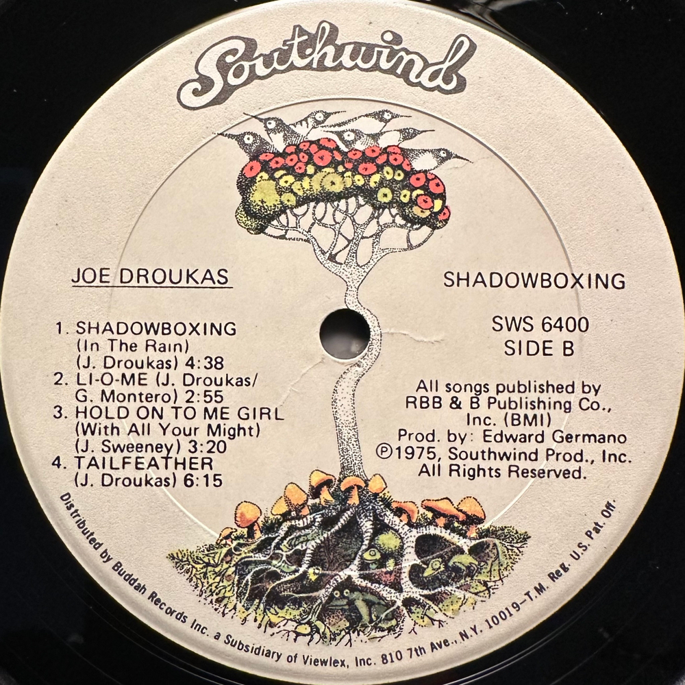 Joe Droukas ‎– Shadowboxing (США 1975г.)