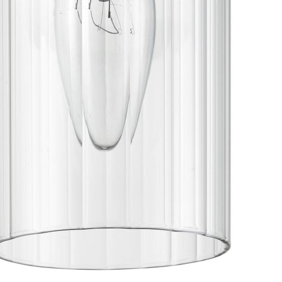 8102/3A COMFI LN25 326 хром/прозрачный металл/металл Подвес Е14 3*40W 220V ISHA