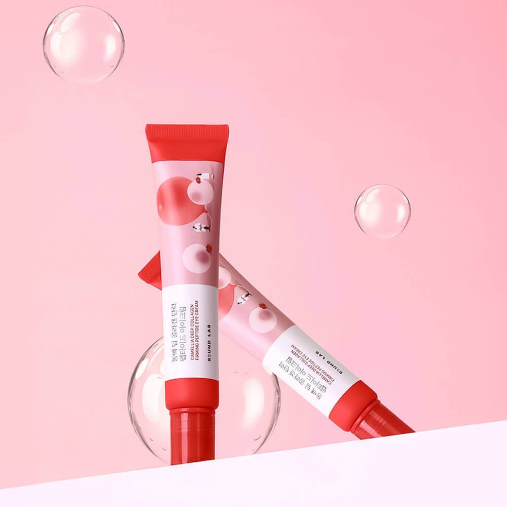 Массажный крем для век с камелией Round Lab Camellia Deep Eye Cream 30 мл