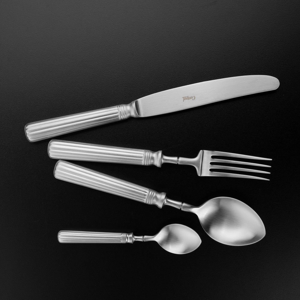 Набор столовых приборов на 6 персон 24 предмета Cutipol Line matte в подарочной упаковке