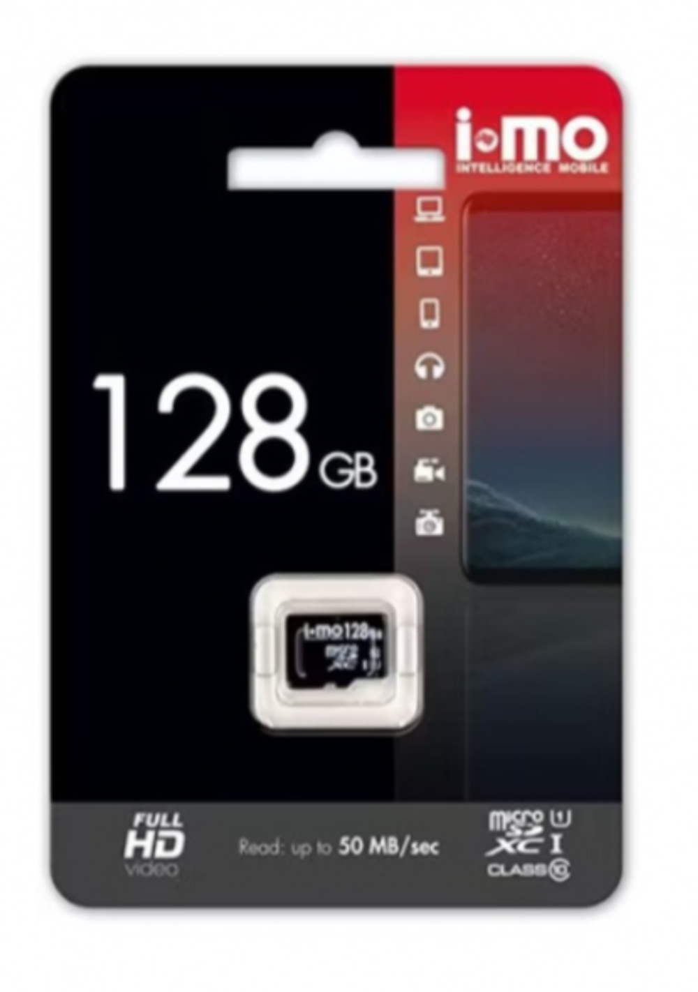 Карта памяти IMO 128GB MicroSDXC UHS-I без адаптера