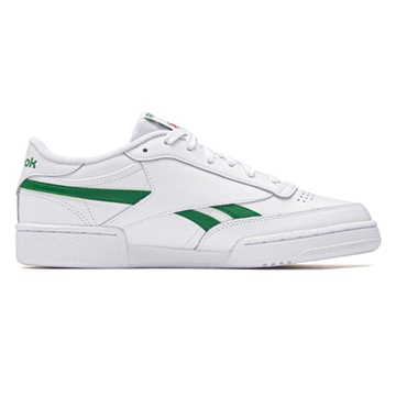 Кроссовки reebok Club C Series для скейтборда Низки Бело-зеленые Уники