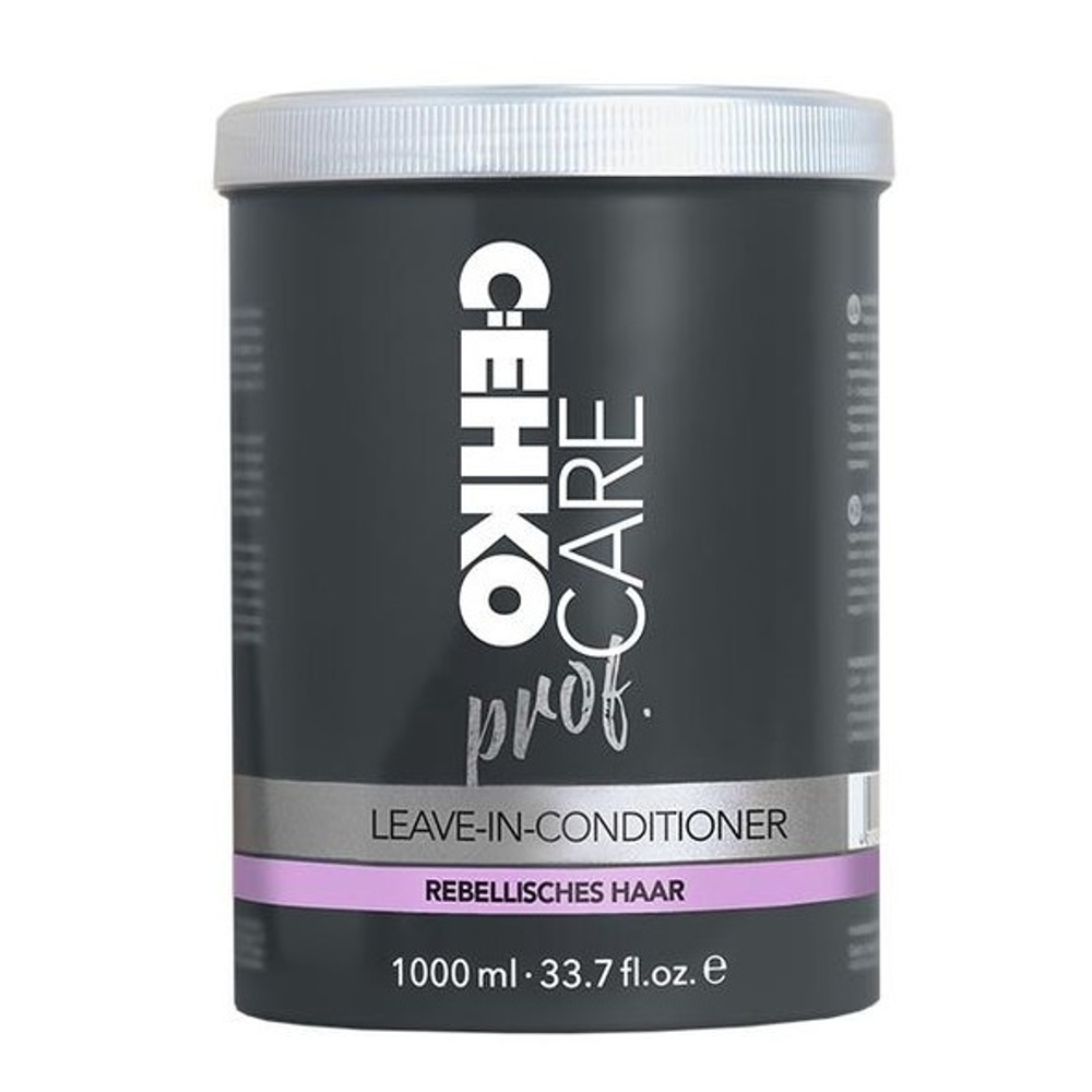 Кондиционер несмываемый для жестких и непослушных волос CEHKO Care prof Leave-In-Conditioner 1000мл