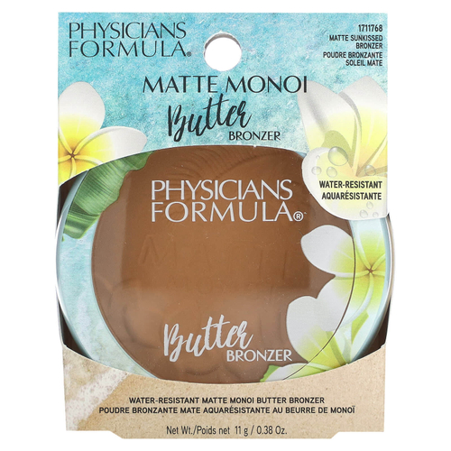Physicians Formula, Matte Monoi, масляный бронзер, 1711768 матовый бронзер Sunkissed, 11 г (0,38 унции)