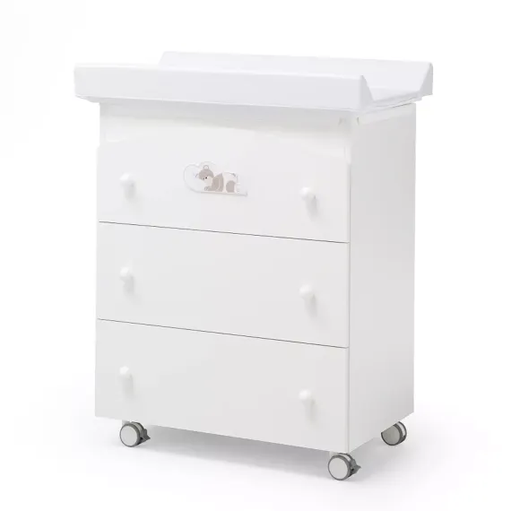 Пеленальный комод Erbesi Dormiglione белый