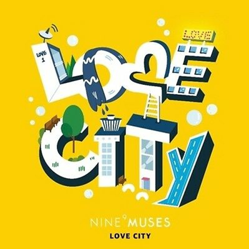 Альбом 9 MUSES - MUSES DIARY PART.3 : LOVE CITY Mini Album Repackage