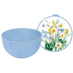 Миска пластиковая 3л «Весенний сад» с крышкой 4359725