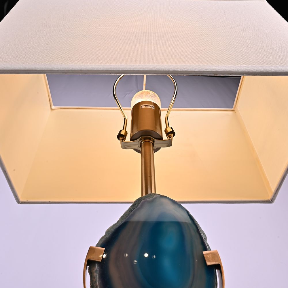 Настольная лампа Blue Agate Table Lamp