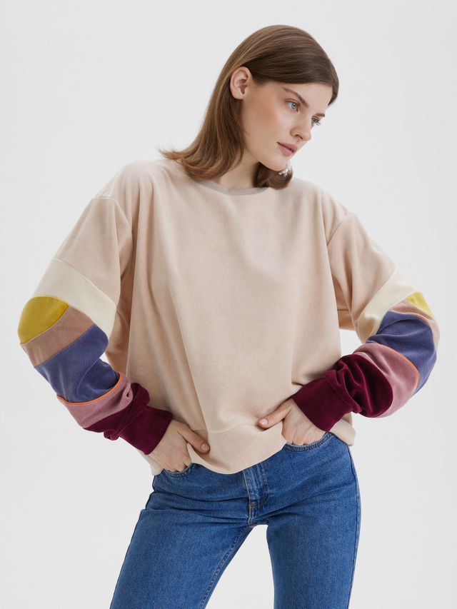 Толстовка "Бабочка" беж