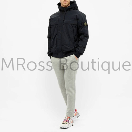 Мужская черная куртка Stone Island Micro Reps Down 40826