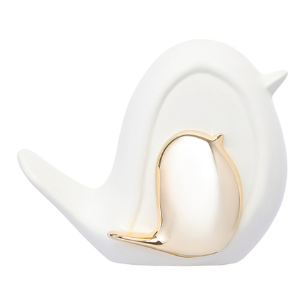 Декор из фарфора white birdie из коллекции essential, 16х8x13 см