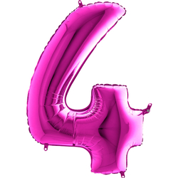 Цифра фуксия 4