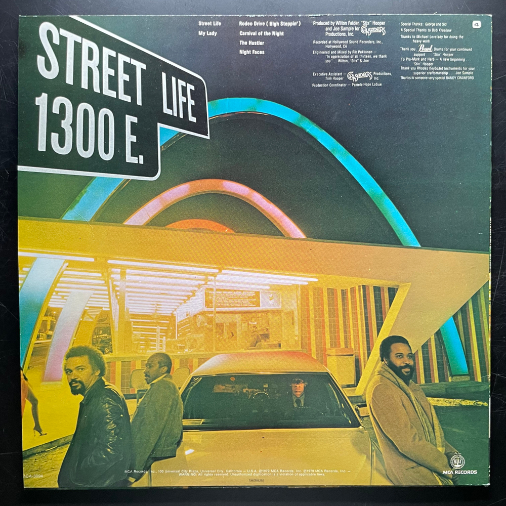 Crusaders ‎– Street Life (Скандинавия 1979г.)