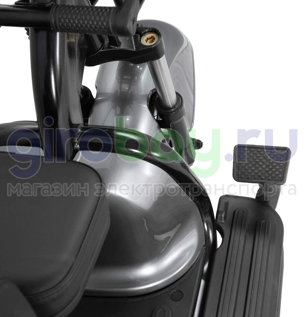 Электроскутер LS-CO KTX 1000W (60V/20Ah) - Серый фото №16