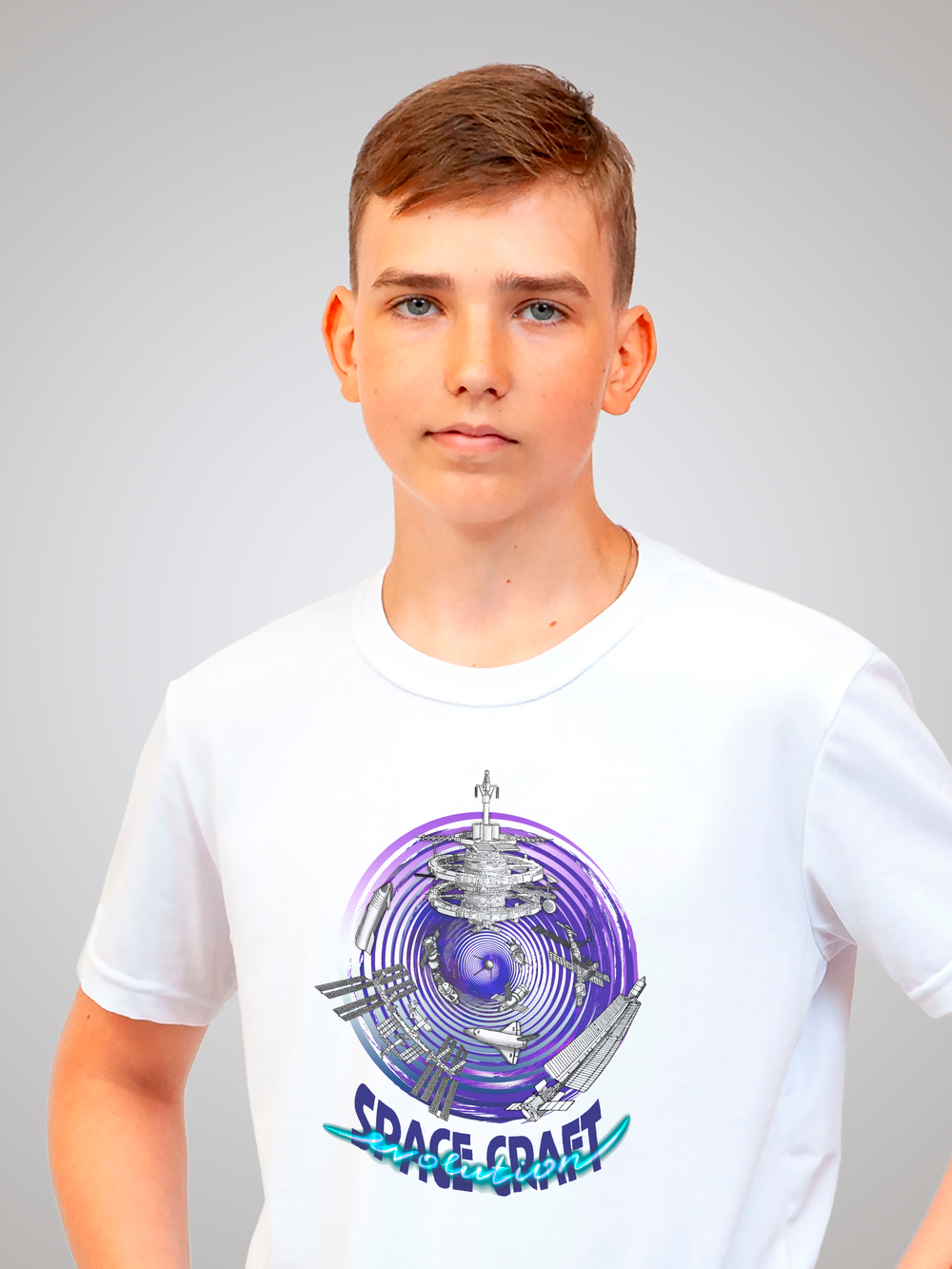 Футболка "Эволюция космических кораблей"