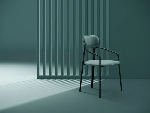 Стул Ror, Round, зеленый велюр