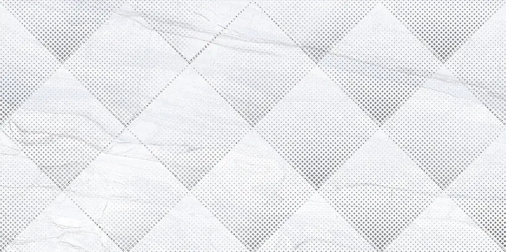 Декоративная плитка ALMA Ceramica DWU09ARC007 Arcadia 50x24.9 белая глянцевая с орнаментом