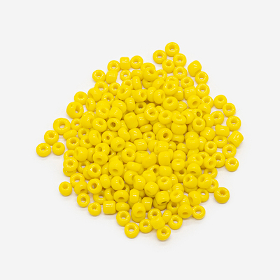 б4-005 Бисер 4мм лимон 8г