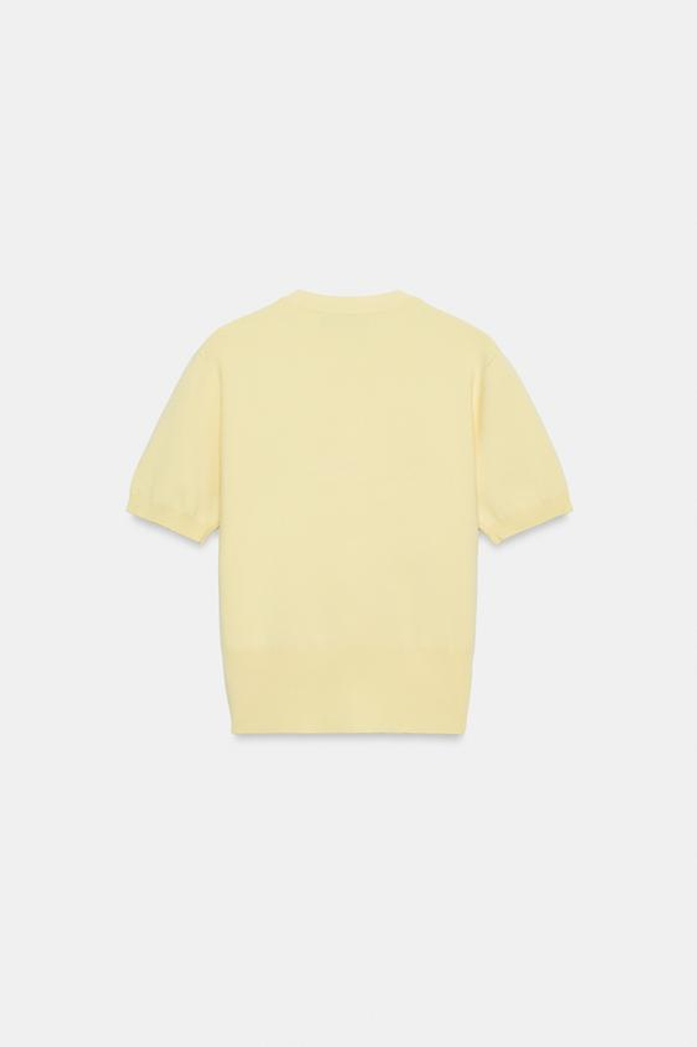 ZARA КАРДИГАН С ЦВЕТОЧНЫМИ ПУГОВИЦАМИ, СВЕТЛО-ЖЕЛТЫЙ