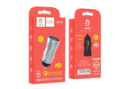 Автомобильное зарядное устройство DENMEN DZ10 PD18W+QC3.0 3.1A Type-C+USB Red