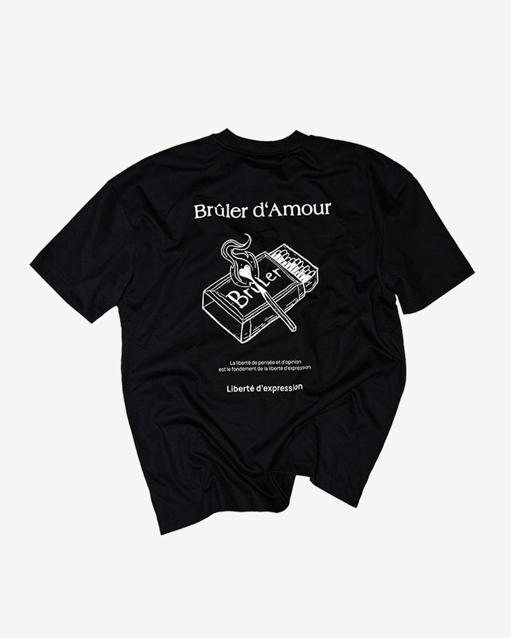 Футболка Bruler d'Amour Matches черная