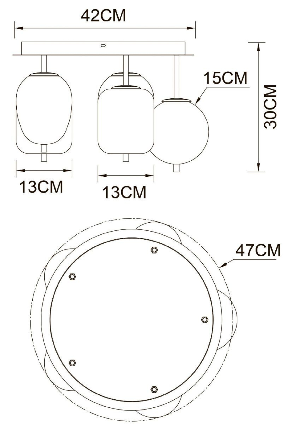 Потолочная люстра Arte Lamp Freddie A2231PL-5PB