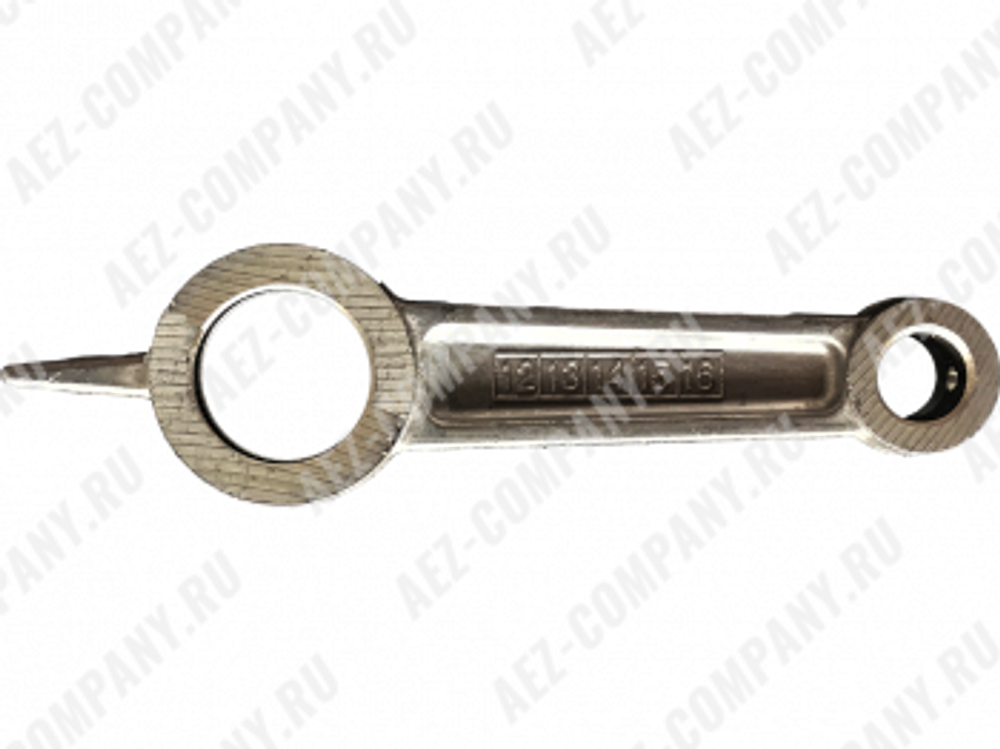 Шатун компрессора Интерскол KB-250/25 (D:23.1/12-мм, 85-мм мцр, а: 282.03.00.13.00) [AEZ]