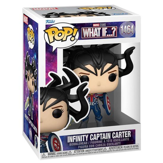 Фигурка Funko POP! Bobble Marvel What If Infinity Captain Carter (1464) 68046 (00055302/311224/0199524/37, ВЬЕТНАМ)