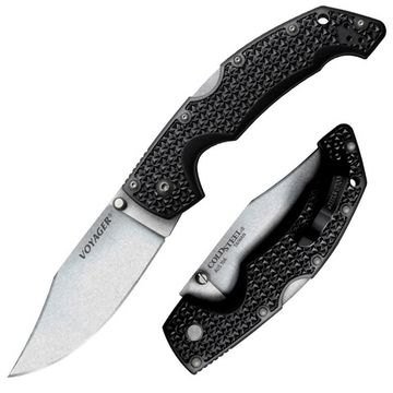 Складной нож Cold Steel 29AC Voyager Large Clip Point c клинком из стали AUS-10A, рукоять Grivory (Griv-Ex)