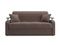 Диван Денвер 1,4 - Velutto 23 шоколад/  коричневая накладка