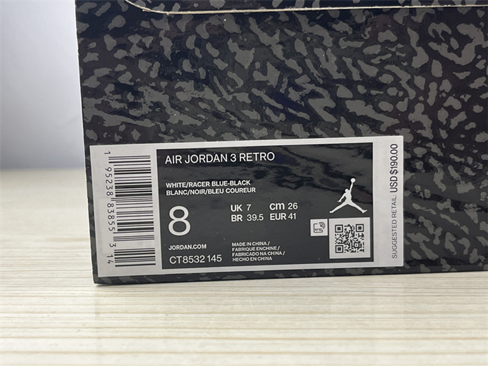 Air Jordan 3 Retro CT8532-145
