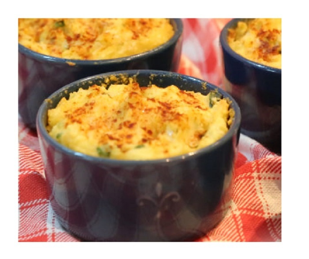 Воздушное картофельное суфле с сыром