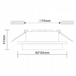 Встраиваемый светильник ST-Luce Chomia ST206.418.01