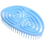 Расческа массажная компактная «ФИЕРО», цвет синий, 12*5*8см (PVC коробка)