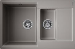 Мойка Daisen 78-2T-GR Tetogranit/Leningrad grey(арт.4993585)