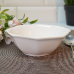 Салатник 15см белый без деколи, фарфор, 8101