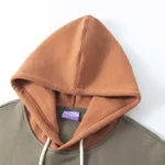 Худи Ymkashix HTF Three Color Block коричневый / оранжевый