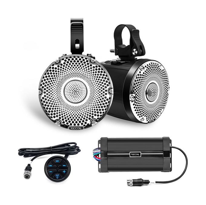 Аудиосистема Complete Marine мощностью 200 Вт с парой динамиков