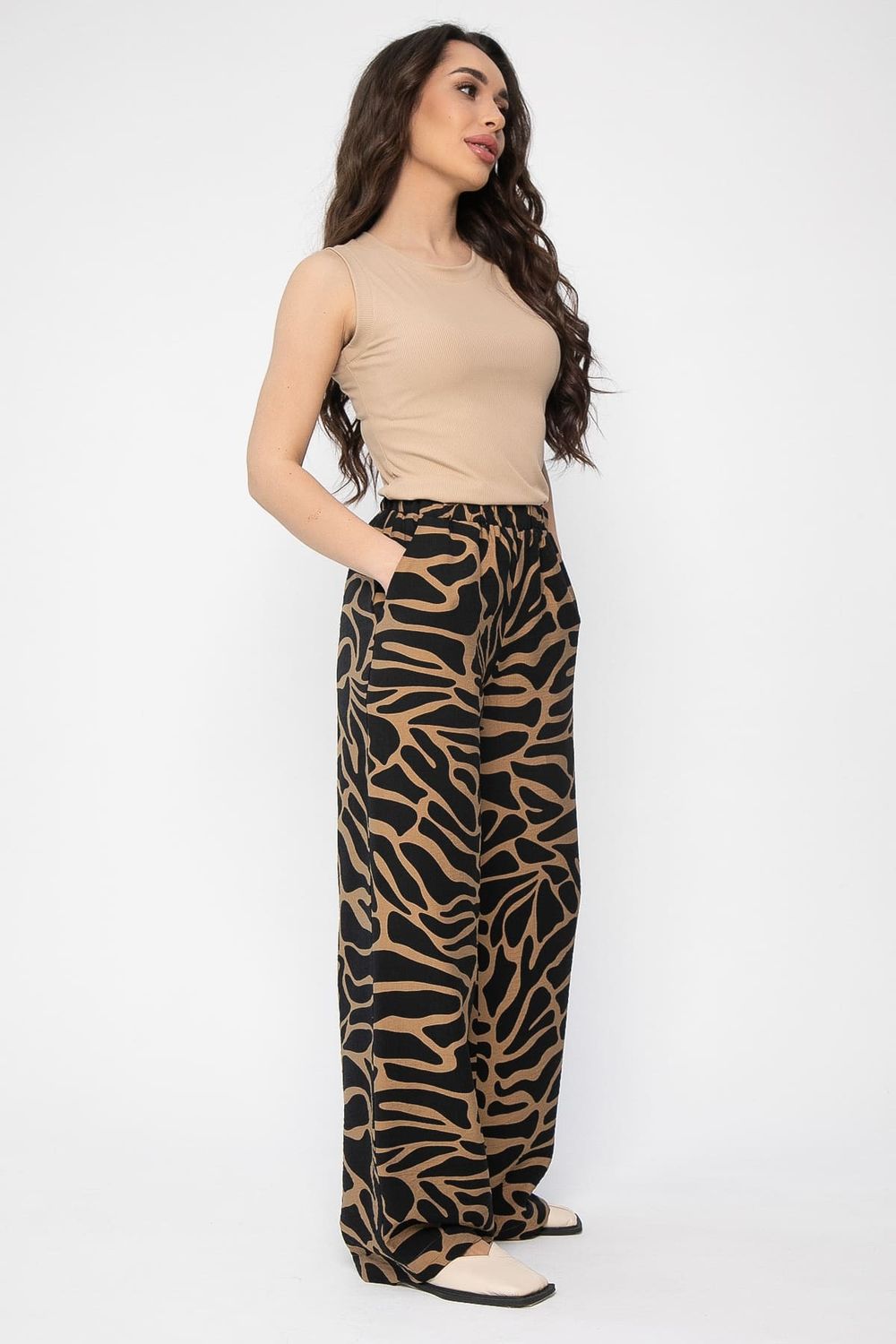 Брюки Калейдоскоп (коричневые) Б13606-30М LT Collection