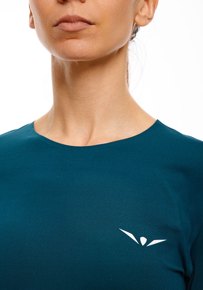 ЛОНГСЛИВ УТЕПЛЕННЫЙ ЖЕНСКИЙ WARM LONG SLEEVES TEE | TEAL