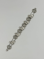 Браслет Пасхальные кролики в серебряном цвете