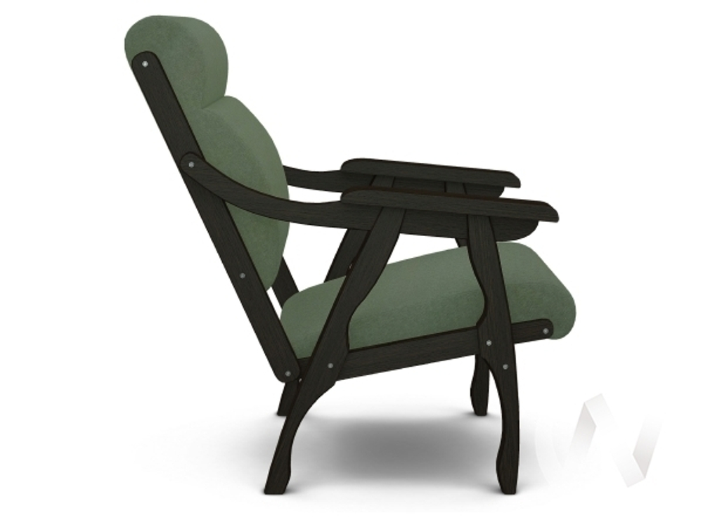 Кресло Вега-10 (венге лак/SENSEY OLIVE)