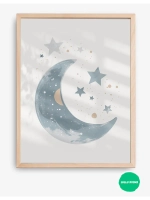 Постер в детскую мальчику 30х40 см декор на стену