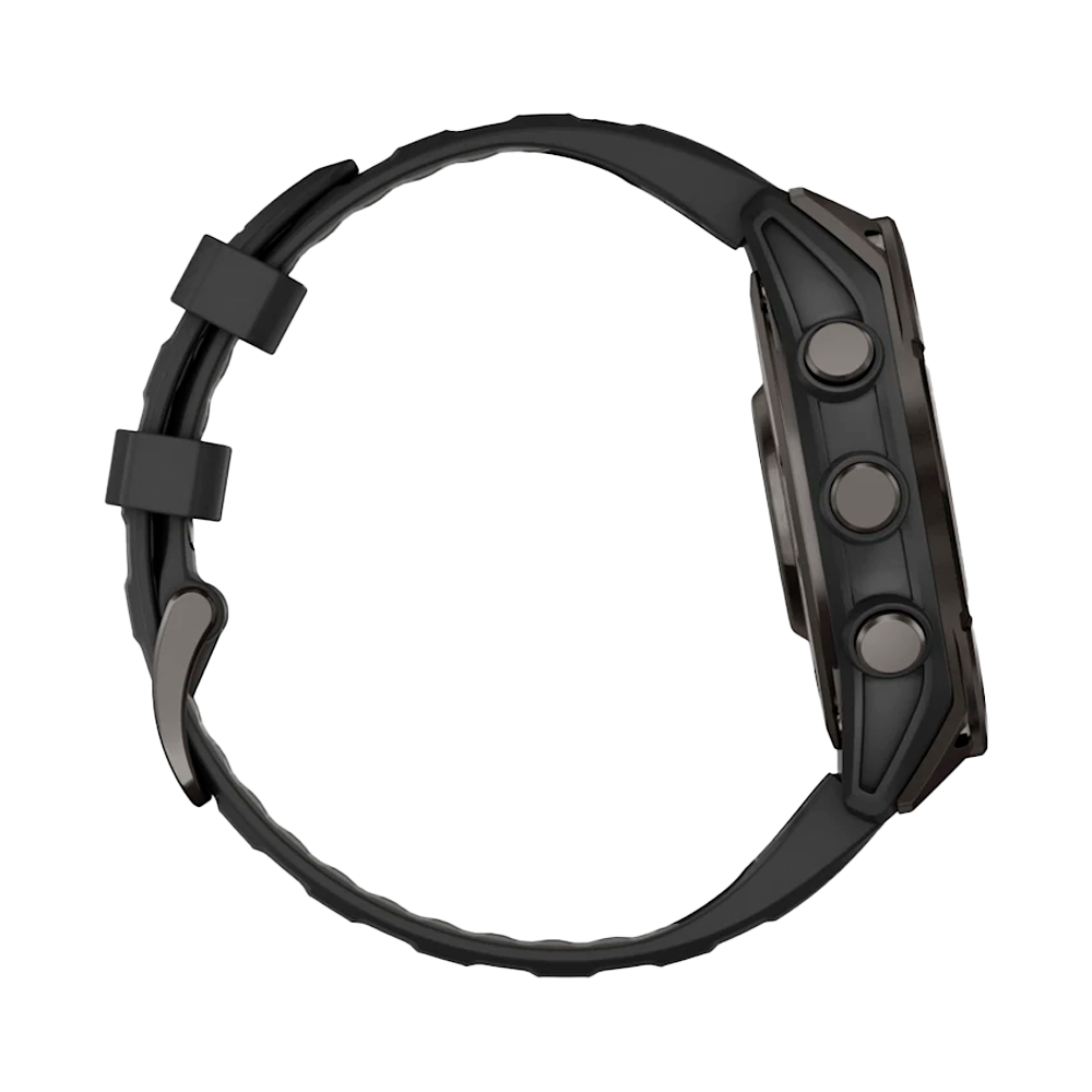 Умные часы Garmin Fenix 8, 47мм, Amoled Sapphire Titanium Carbon Gray (010-02904-21)