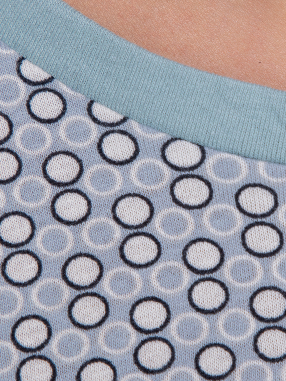 Детская футболка дФ-11/серый-экрюгорошки