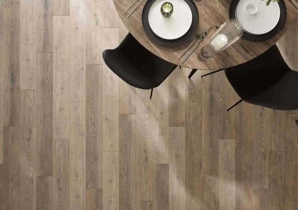 Кварц-винил SPC AlixFloor City Line 5 мм Дуб Дымчатый Темный 2.009 м2